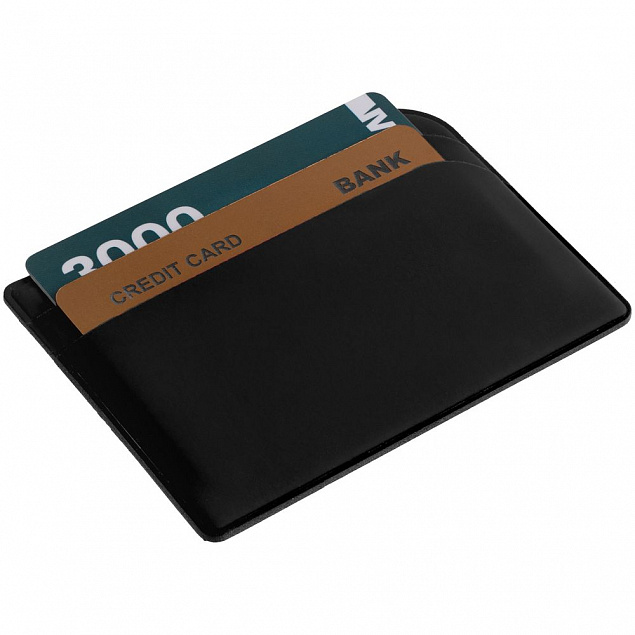 Чехол для карточек Dorset, черный с логотипом в Москве заказать по выгодной цене в кибермаркете AvroraStore