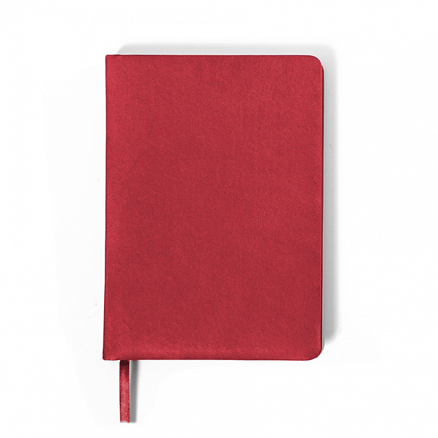Ежедневник недатированный Duncan, А5,  красный, белый блок с логотипом в Москве заказать по выгодной цене в кибермаркете AvroraStore