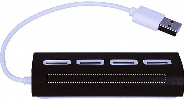 USB хаб на 4 порта с логотипом в Москве заказать по выгодной цене в кибермаркете AvroraStore