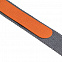 Лента для бейджа с ретрактором Devon, серая с оранжевым с логотипом в Москве заказать по выгодной цене в кибермаркете AvroraStore