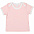 Футболка детская с коротким рукавом Baby Prime, розовая с молочно-белым с логотипом в Москве заказать по выгодной цене в кибермаркете AvroraStore
