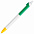 Ручка шариковая FORTE, , белый/синий, пластик с логотипом в Москве заказать по выгодной цене в кибермаркете AvroraStore