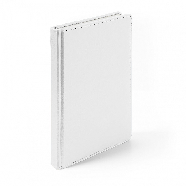 Ежедневник недатированный Anderson, А5,  белый, белый блок с логотипом в Москве заказать по выгодной цене в кибермаркете AvroraStore