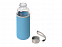 Бутылка для воды Pure c чехлом, 420 мл, голубой с логотипом в Москве заказать по выгодной цене в кибермаркете AvroraStore