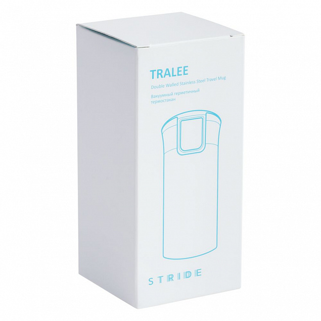 Термостакан Tralee, бирюзовый с логотипом в Москве заказать по выгодной цене в кибермаркете AvroraStore