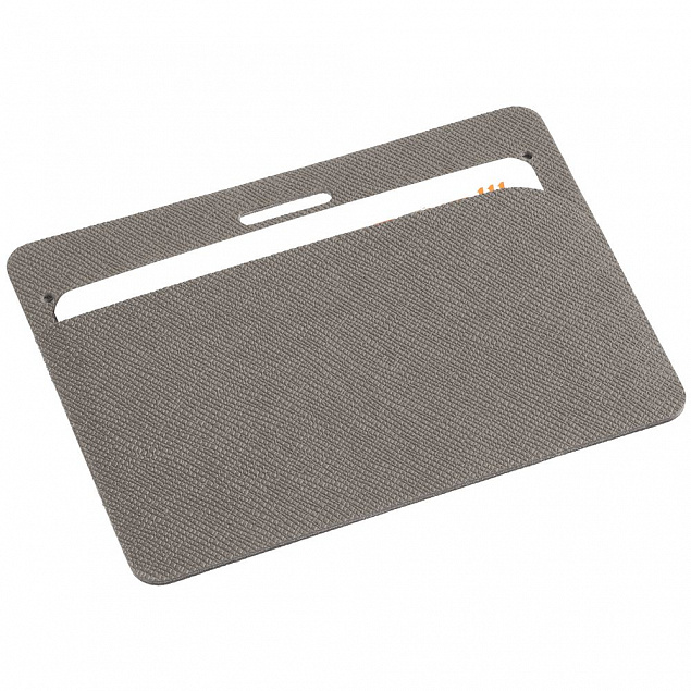 Чехол для карточки Devon, серый с логотипом в Москве заказать по выгодной цене в кибермаркете AvroraStore