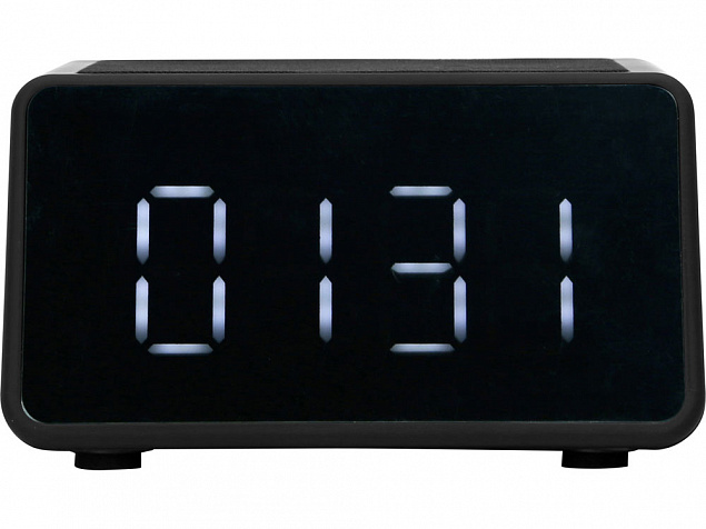 Беспроводная колонка с часами и функцией беспроводной зарядки «Sentry» с логотипом в Москве заказать по выгодной цене в кибермаркете AvroraStore
