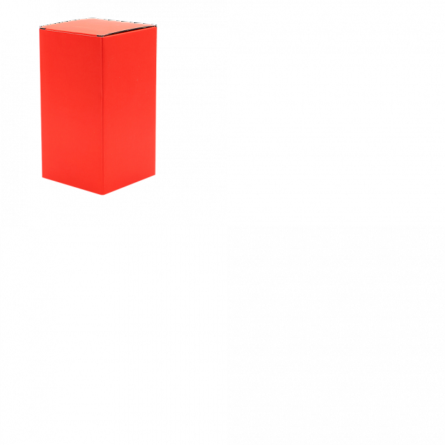 Коробка глянцевая для термокружки Surprise, красная с логотипом в Москве заказать по выгодной цене в кибермаркете AvroraStore