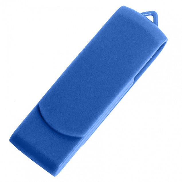 USB flash-карта SWING (8Гб), синий, 6,0х1,8х1,1 см, пластик с логотипом в Москве заказать по выгодной цене в кибермаркете AvroraStore