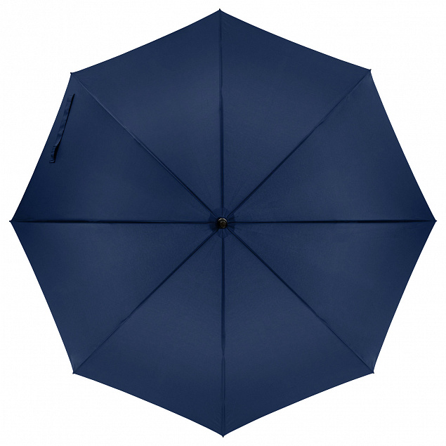 Зонт-трость Torino, синий с логотипом в Москве заказать по выгодной цене в кибермаркете AvroraStore