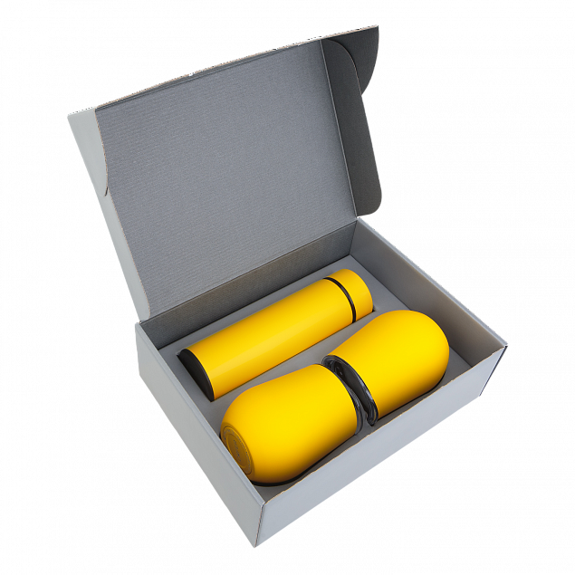 Набор Hot Box CS2 grey (желтый) с логотипом в Москве заказать по выгодной цене в кибермаркете AvroraStore