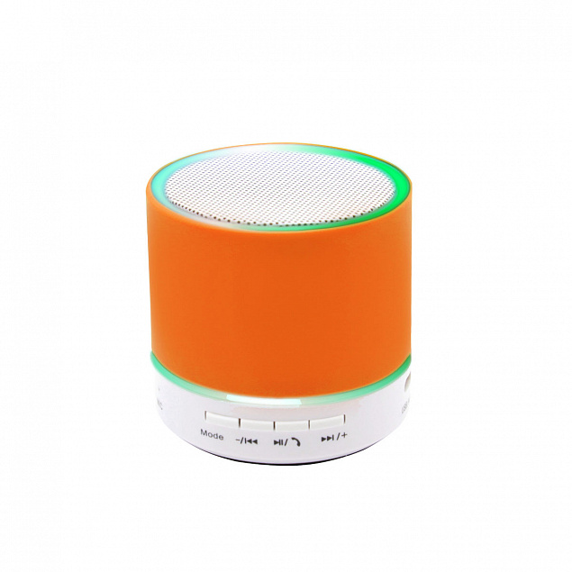 Беспроводная Bluetooth колонка Attilan - Оранжевый OO с логотипом в Москве заказать по выгодной цене в кибермаркете AvroraStore