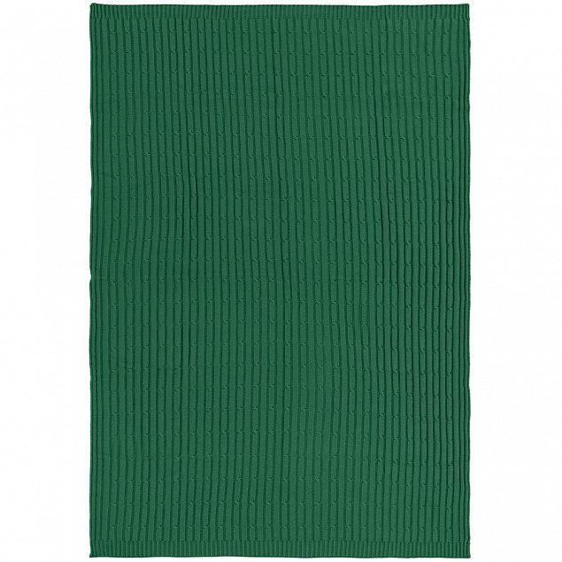 Плед Remit, темно-зеленый с логотипом в Москве заказать по выгодной цене в кибермаркете AvroraStore