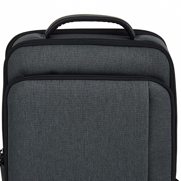 Рюкзак для ноутбука Santiago Slim, серый с логотипом в Москве заказать по выгодной цене в кибермаркете AvroraStore