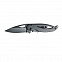 THIAM Складной нож, сталь, черный с логотипом в Москве заказать по выгодной цене в кибермаркете AvroraStore