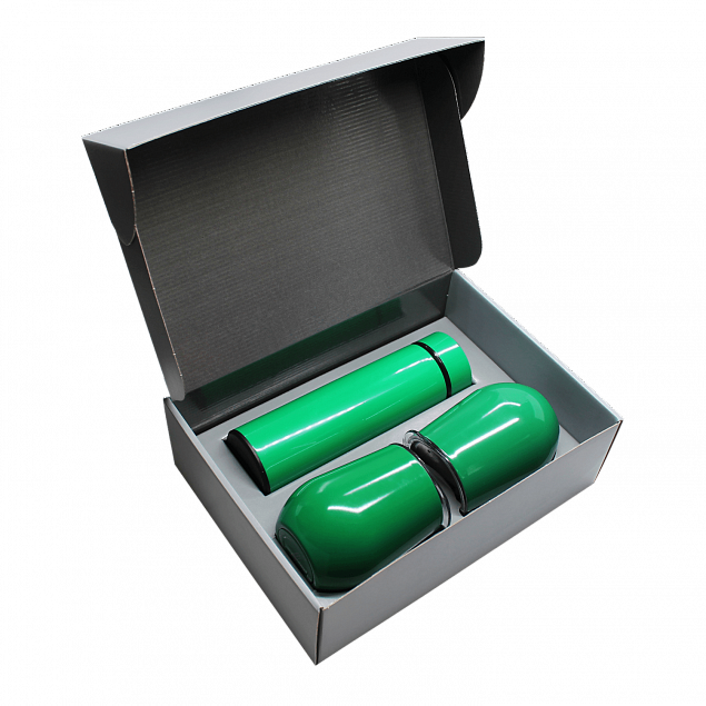 Набор Hot Box C2 grey (зеленый) с логотипом в Москве заказать по выгодной цене в кибермаркете AvroraStore