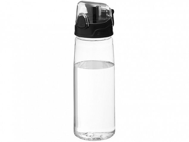Бутылка спортивная Capri, прозрачный с логотипом в Москве заказать по выгодной цене в кибермаркете AvroraStore