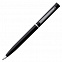 Ручка шариковая Euro Chrome, черная с логотипом в Москве заказать по выгодной цене в кибермаркете AvroraStore