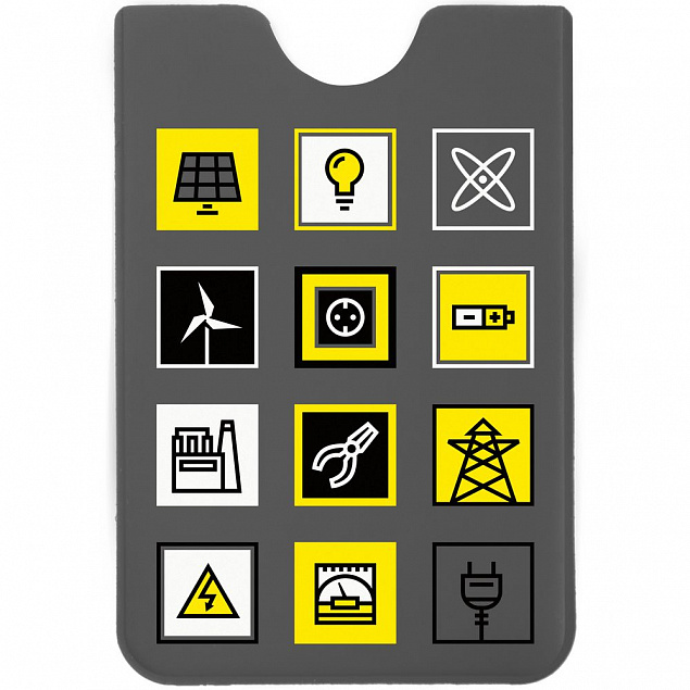 Чехол для карточки Industry, энергетика с логотипом в Москве заказать по выгодной цене в кибермаркете AvroraStore