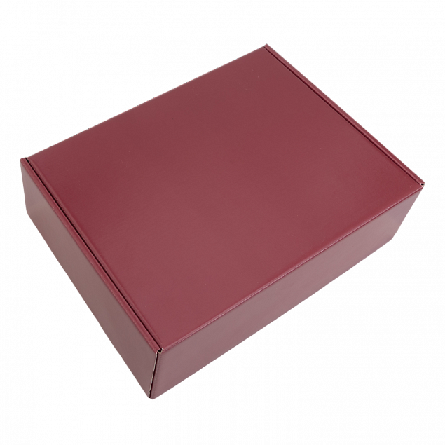 Коробка Hot Box (бордовая) с логотипом в Москве заказать по выгодной цене в кибермаркете AvroraStore