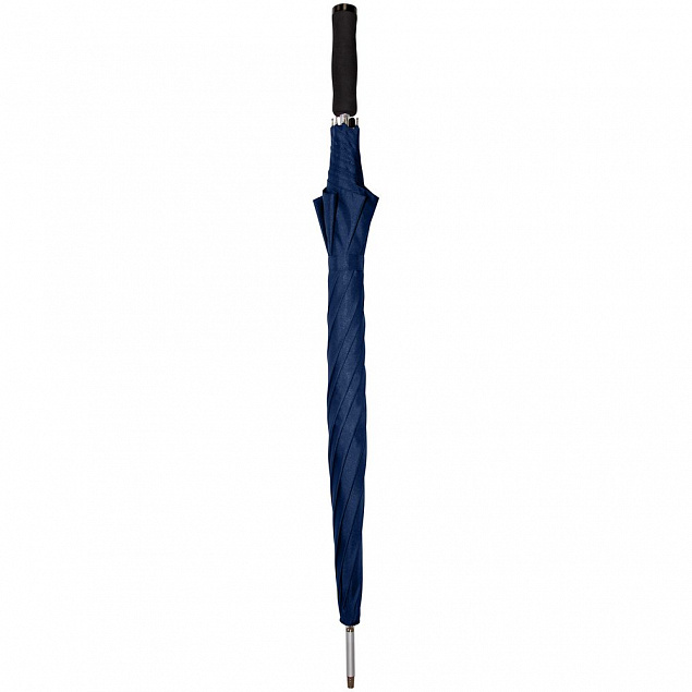 Зонт-трость Alu Golf AC, темно-синий с логотипом в Москве заказать по выгодной цене в кибермаркете AvroraStore
