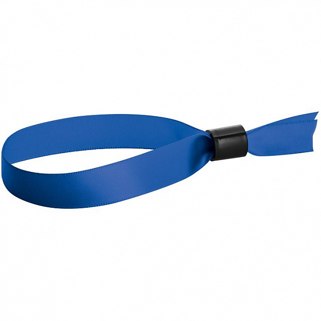 Несъемный браслет Seccur, синий с логотипом в Москве заказать по выгодной цене в кибермаркете AvroraStore