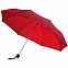 Зонт складной Fiber Alu Light, красный с логотипом в Москве заказать по выгодной цене в кибермаркете AvroraStore