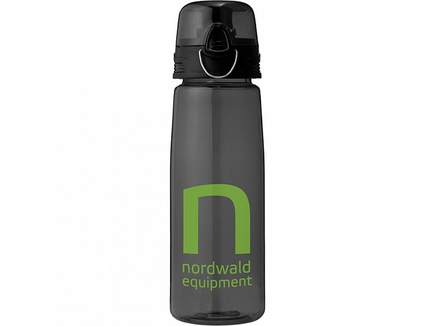 Бутылка спортивная Capri, черный с логотипом в Москве заказать по выгодной цене в кибермаркете AvroraStore