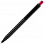 Ручка шариковая Chromatic, черная с красным с логотипом в Москве заказать по выгодной цене в кибермаркете AvroraStore