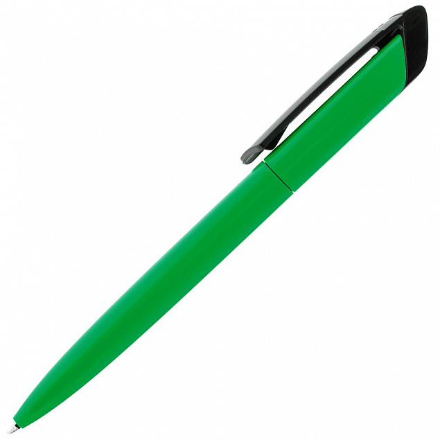 Ручка шариковая S Bella Extra, зеленая с логотипом в Москве заказать по выгодной цене в кибермаркете AvroraStore