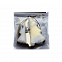 Ёлочная игрушка Ёлочка (белый с золотым ) с логотипом в Москве заказать по выгодной цене в кибермаркете AvroraStore