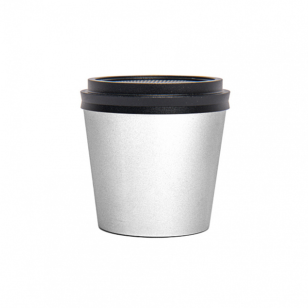 Портативная mini Bluetooth-колонка Sound Burger "Coffee" серебристый с логотипом в Москве заказать по выгодной цене в кибермаркете AvroraStore