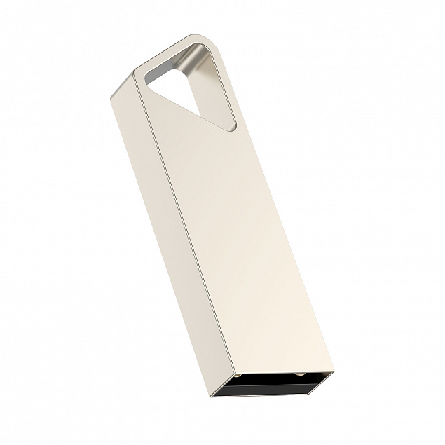 USB flash-карта SPLIT (16Гб), серебристая, 3,6х1,2х0,5 см, металл с логотипом в Москве заказать по выгодной цене в кибермаркете AvroraStore