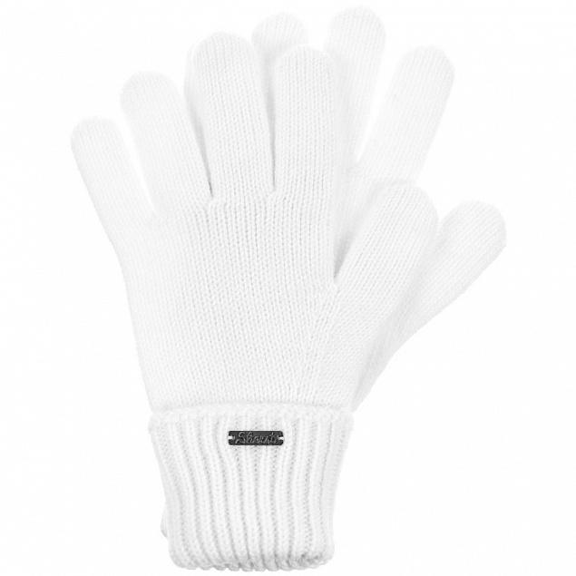 Перчатки Alpine, белые с логотипом в Москве заказать по выгодной цене в кибермаркете AvroraStore