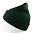 Шапка вязаная  двойная "Wind", с отворотом_темно-серый,100% акрил  с логотипом в Москве заказать по выгодной цене в кибермаркете AvroraStore