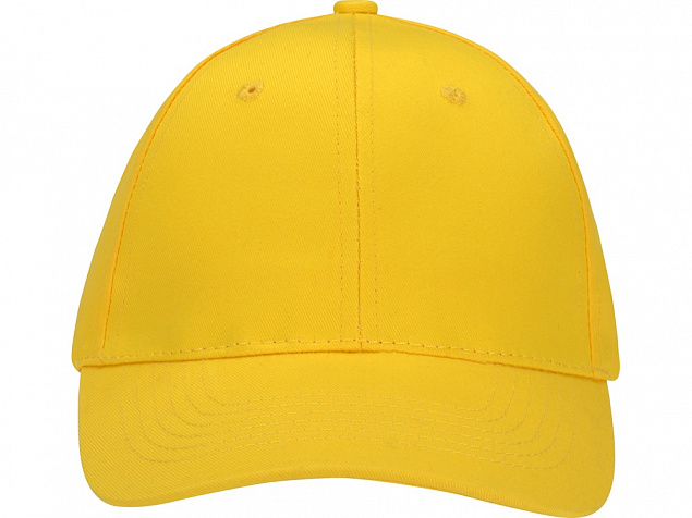 Бейсболка Detroit 6-ти панельная, желтый с логотипом в Москве заказать по выгодной цене в кибермаркете AvroraStore