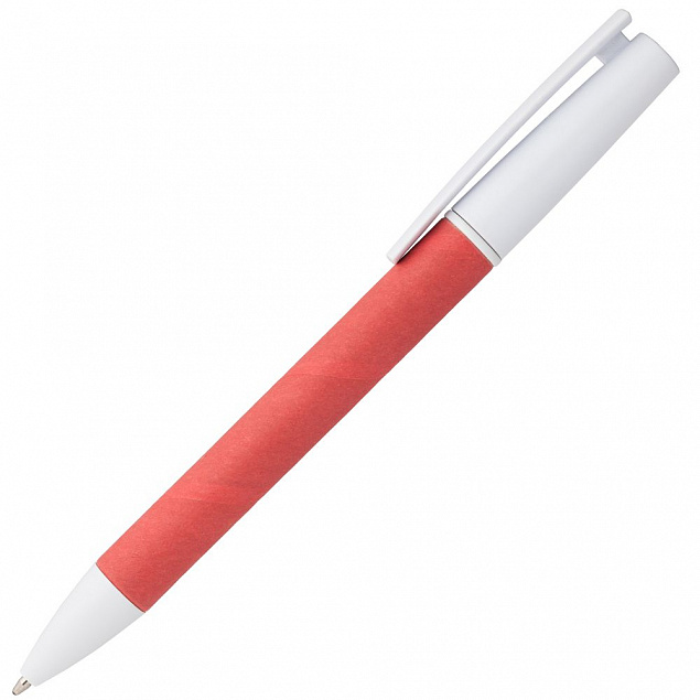 Ручка шариковая Pinokio, красная с логотипом в Москве заказать по выгодной цене в кибермаркете AvroraStore