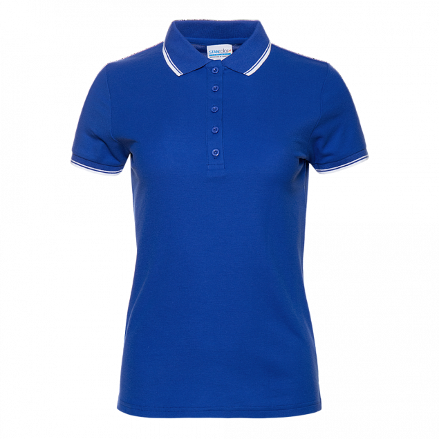 Рубашка поло Рубашка 04BK Синий с логотипом в Москве заказать по выгодной цене в кибермаркете AvroraStore