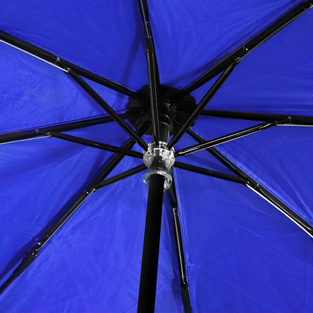 Зонт Glamour - Синий HH с логотипом в Москве заказать по выгодной цене в кибермаркете AvroraStore