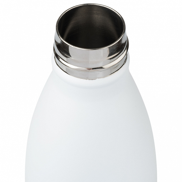 Термобутылка вакуумная герметичная, Fresco, 500 ml, белая с логотипом в Москве заказать по выгодной цене в кибермаркете AvroraStore