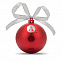 Елочный шар колонка с логотипом в Москве заказать по выгодной цене в кибермаркете AvroraStore