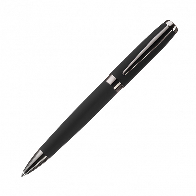Шариковая ручка Monreal, черная с логотипом в Москве заказать по выгодной цене в кибермаркете AvroraStore