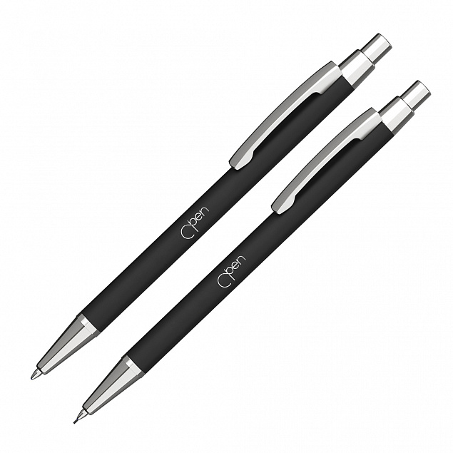 Набор "Ray" (ручка+карандаш), покрытие soft touch с логотипом в Москве заказать по выгодной цене в кибермаркете AvroraStore