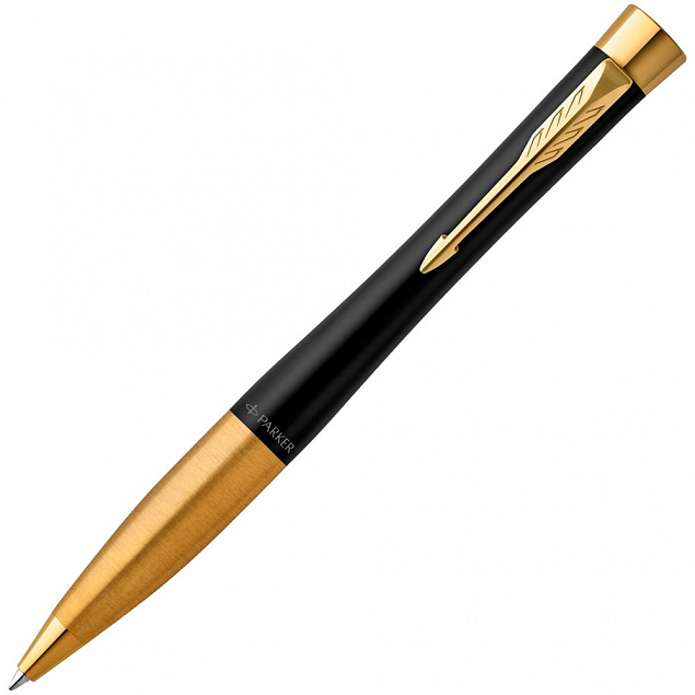 Ручка шариковая Parker Urban Twist Black GT с логотипом в Москве заказать по выгодной цене в кибермаркете AvroraStore