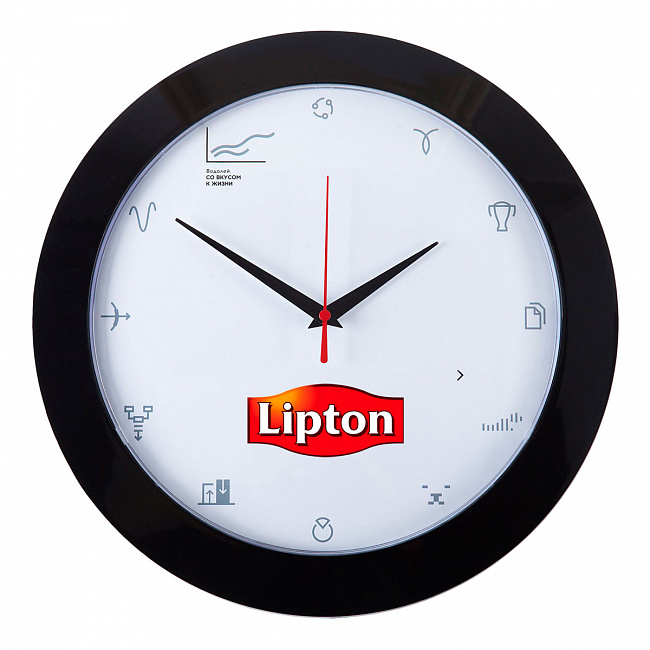 Настенные часы с логотипом на заказ в Москве
