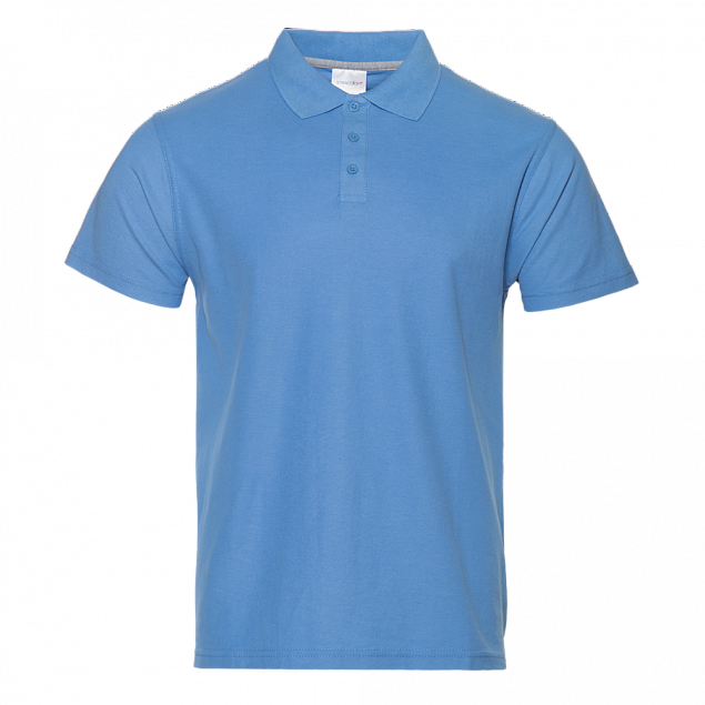 Рубашка поло StanPremier Голубой с логотипом в Москве заказать по выгодной цене в кибермаркете AvroraStore