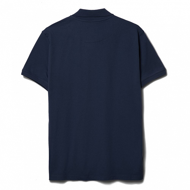 Рубашка поло мужская Virma Stretch, темно-синяя (navy) с логотипом в Москве заказать по выгодной цене в кибермаркете AvroraStore