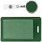 Чехол для пропуска с ретрактором Devon, темно -зеленый с логотипом в Москве заказать по выгодной цене в кибермаркете AvroraStore