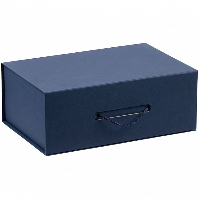 Коробка New Case, синяя с логотипом в Москве заказать по выгодной цене в кибермаркете AvroraStore