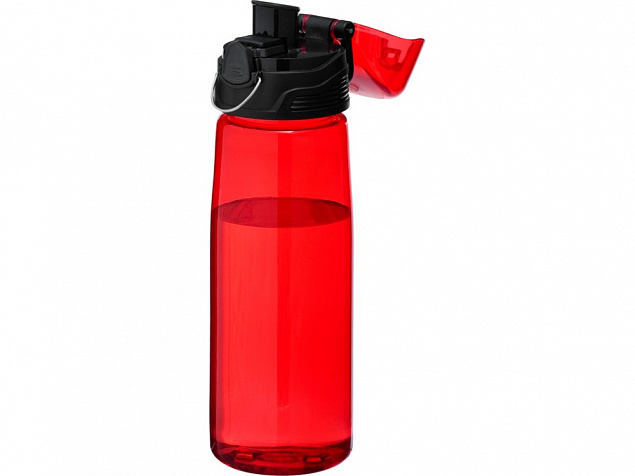 Бутылка спортивная Capri, красный с логотипом в Москве заказать по выгодной цене в кибермаркете AvroraStore